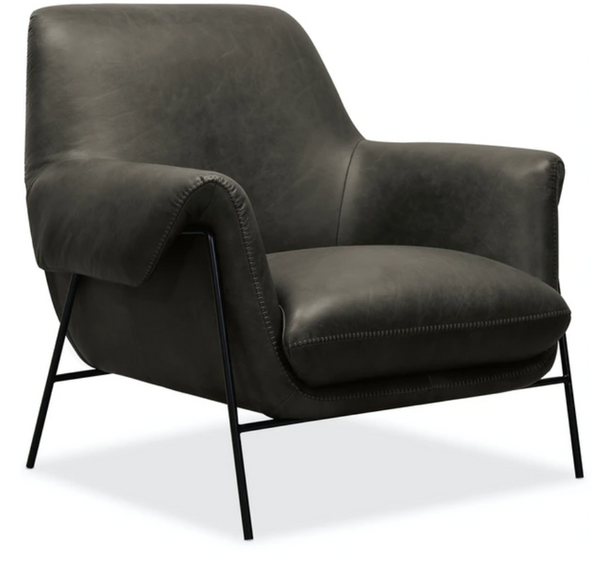 AMBROISE METAL FRAME CLUB CHAIR
