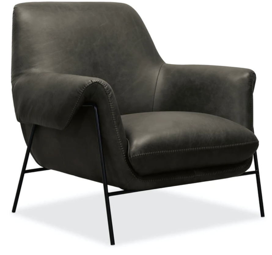 AMBROISE METAL FRAME CLUB CHAIR