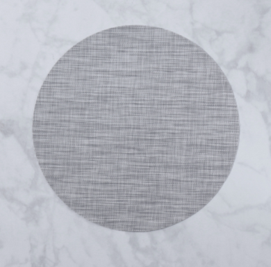 ROUND PLACEMAT GREY