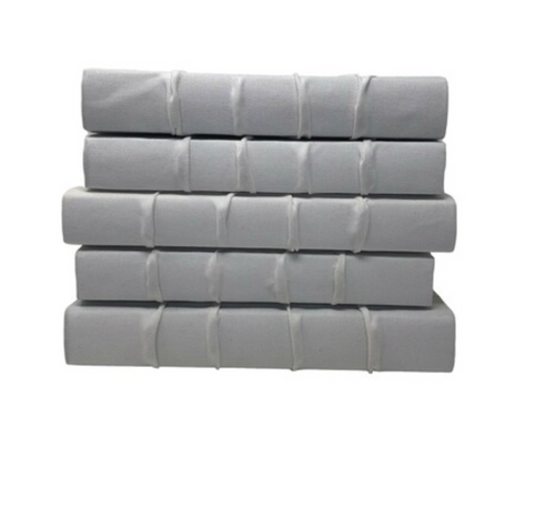 White Linen Bound Book