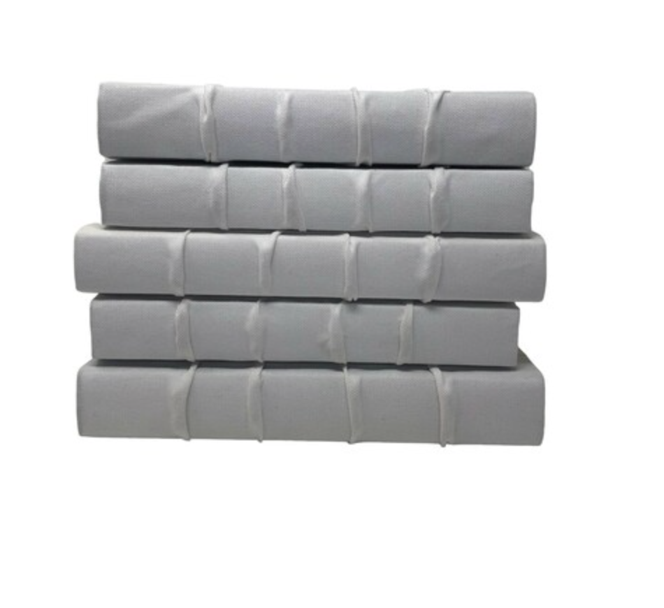White Linen Bound Book