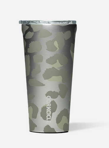 TUMBLER- 16OZ SNOW LEOPARD