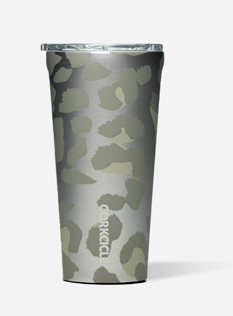 TUMBLER- 16OZ SNOW LEOPARD