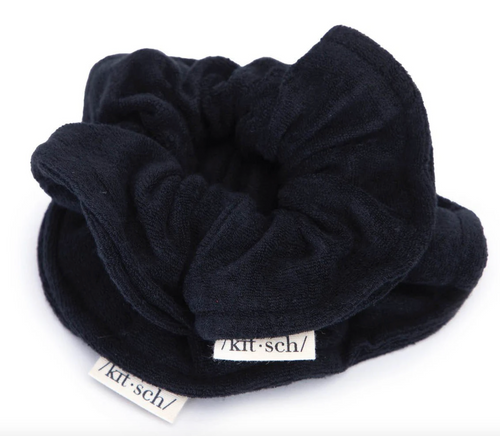 ECO-FRIENDLY TOWEL SCRUNCHIE-BLK