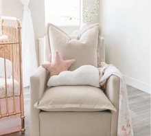 NOLA GLIDER SWIVEL NURSERY CHAIR, IVORY
