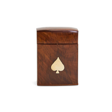 PLAYING CARD SET IN WOODEN BOX