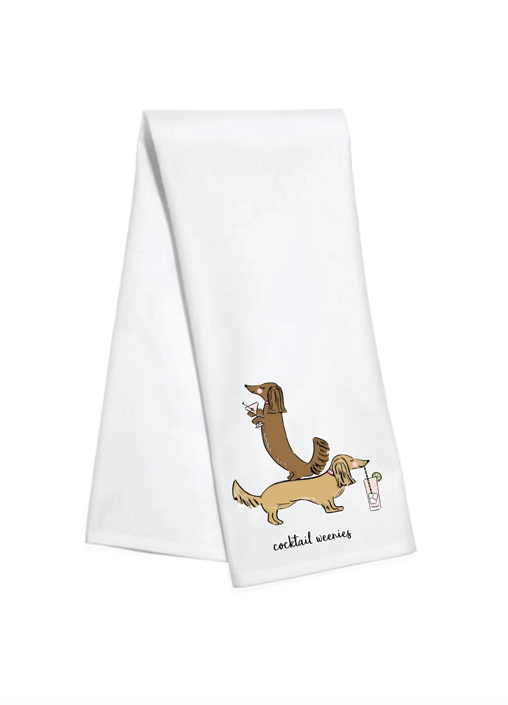 COCKTAIL WEENIES KITCHEN TOWEL