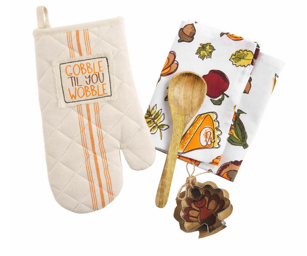 GOBBLE OVEN MITT SET