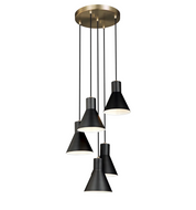 TOWNER 5 LIGHT CLUSTER PENDANT