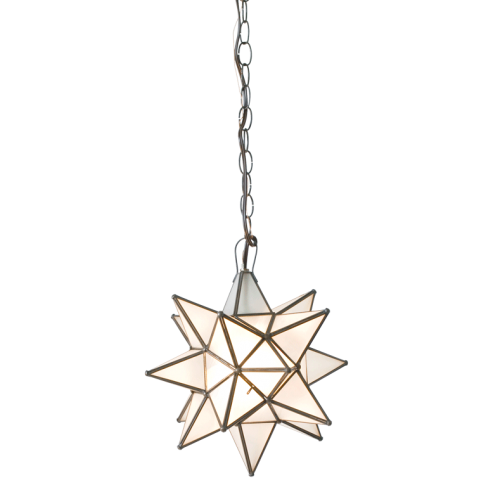 Frosted Star Pendant, Lighting, Laura of Pembroke