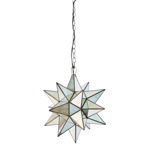 Mirrored Star Pendant, Lighting, Laura of Pembroke