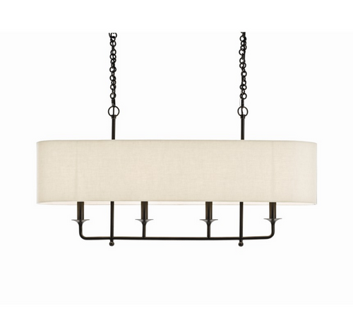 Narrow 4 Light Pendant, Lighting, Laura of Pembroke