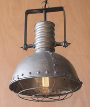 Large Metal Cage Pendant, Lighting, Laura of Pembroke