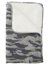 Camo Sweatshirt Blanket, Baby, Mud Pie, Laura of Pembroke