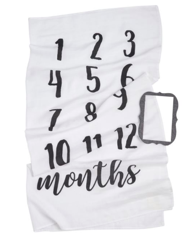 Monthly Milestone Blanket Set, Gifts, Mud Pie, Laura of Pembroke