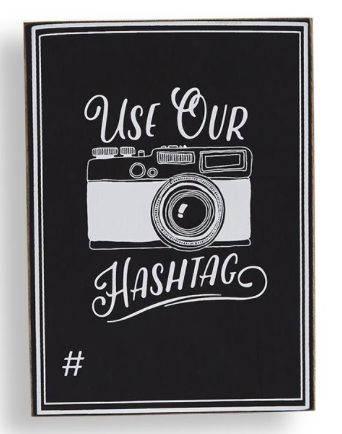 Hashtag Chalkboard Sign, Gifts, Mud Pie, Laura of Pembroke