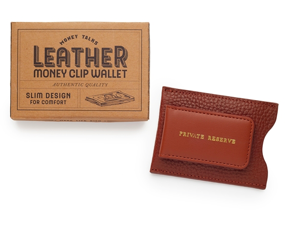 Leather Money Clip Card Case, Gifts, Laura of Pembroke