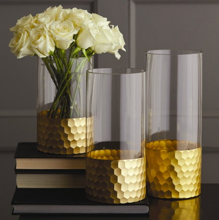 Golden Beehive Vase, Home Accessories, Laura of Pembroke
