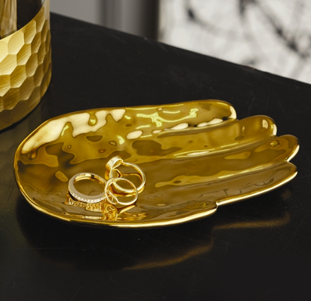 Golden Palm Tray, Gifts, Laura of Pembroke