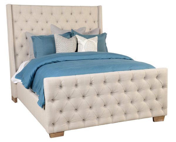 Tufted Queen Bed, Home Furnishings, Laura of Pembroke
