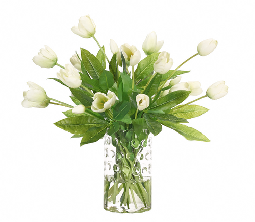 Tulips in Glass, Home Accessories, Laura of Pembroke