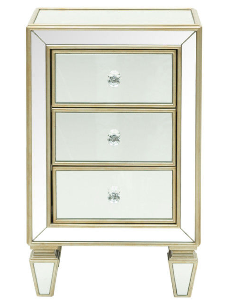 Mirrored Accent Chest with Drawers, Home Furnishings, Laura of Pembroke