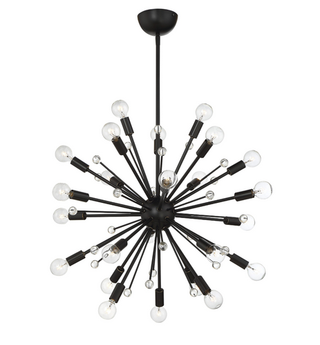 Sputnik Classic Bronze 24 Light Chandelier, Lighting, Laura of Pembroke