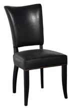 Black Inspired Leather Dining Chair, Home Furnishings, Laura of Pembroke