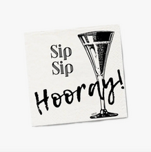 SIP SIP HOORAY COCKTAIL NAPKINS