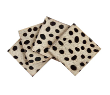 ANIMAL PRINT MOHAIR COASTER