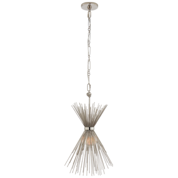  Small Chandelier in Polished Nickel