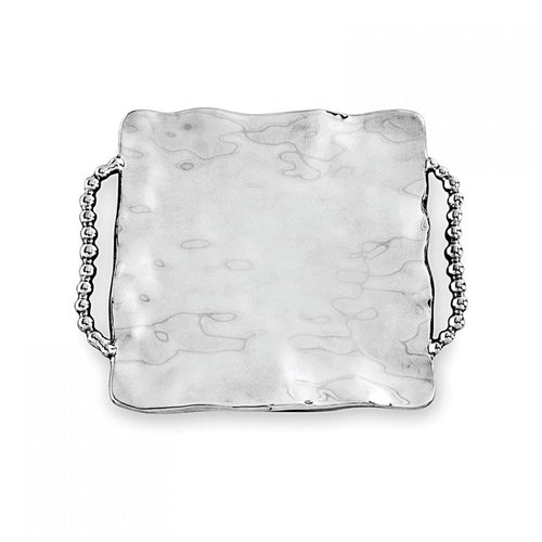 Square Tray with Perla Handles