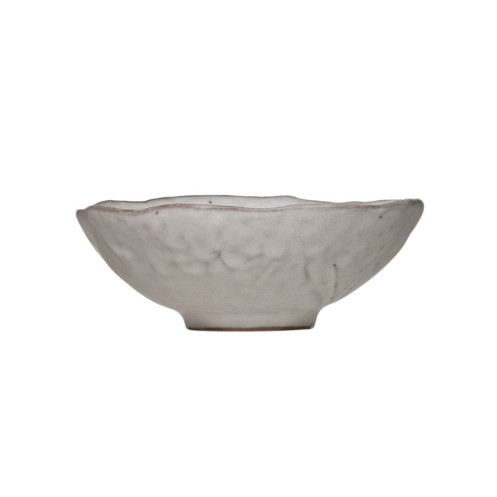 Stoneware Bowl, Matte White