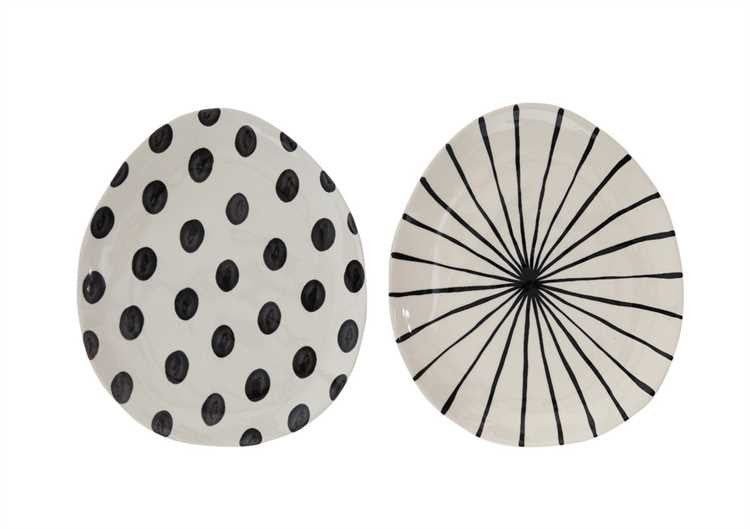 Stoneware Egg Shaped Plates, Gifts, Laura of Pembroke
