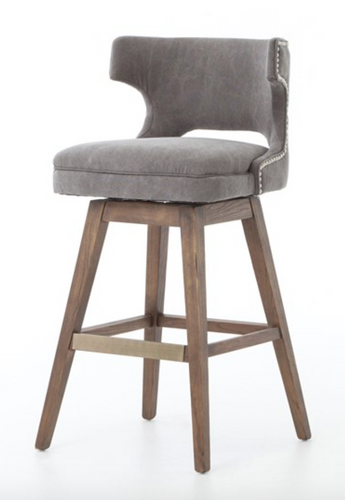 TASK SWIVEL STOOL-DARK MOON CANVAS-BAR