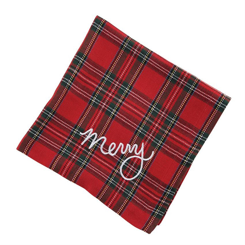 Tartan Christmas Napkin Set, Gifts, Mud Pie, Laura of Pembroke