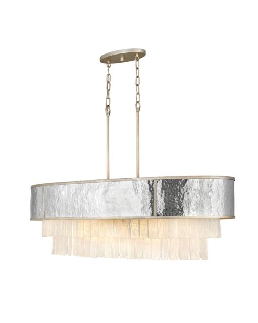 Ten Light Linear Chandelier