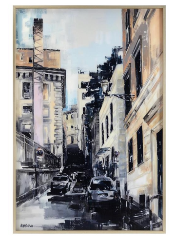 The Long Lense of History on Acrylic