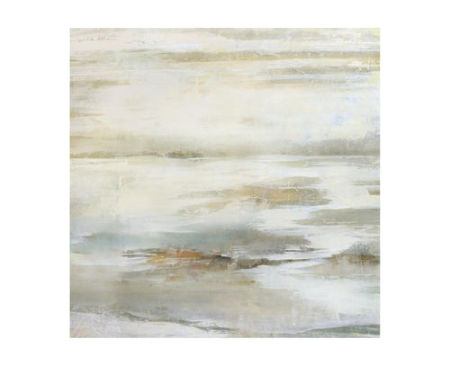 THE LIGHTNESS I 40X40 ART W/ DARK SILVER FRAME