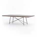 Laura of Pembroke Bronzed Iron Rocky Dining Table