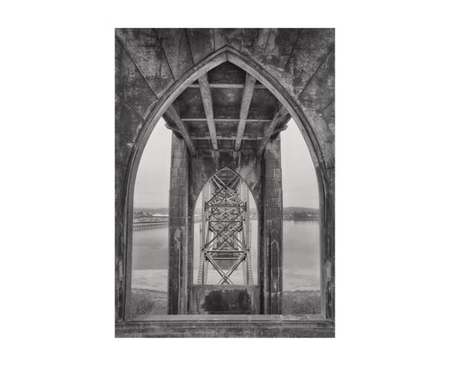 Under the Yaquina Bay Bridge