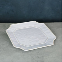 Charleston White Square Platter