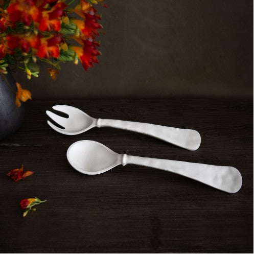 VIDA Nube White Salad Servers