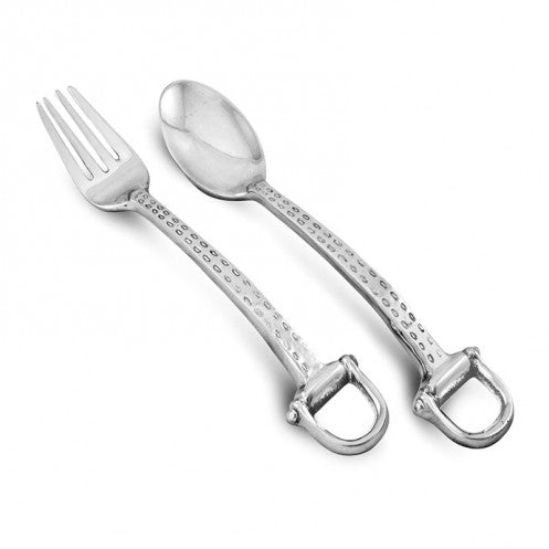 Western Equestrian Salad Servers