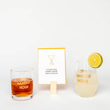 THE HAPPIEST HOUR WINE GLASS