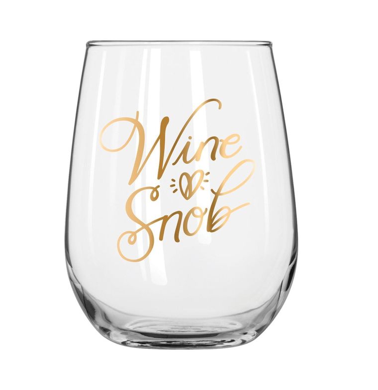 WINE SNOB STEMLESS WINE GLASS