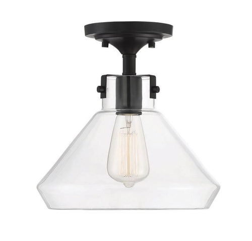 Walpole English Bronze Semi Flush