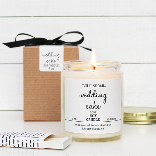 Wedding Cake Scented Soy Candle