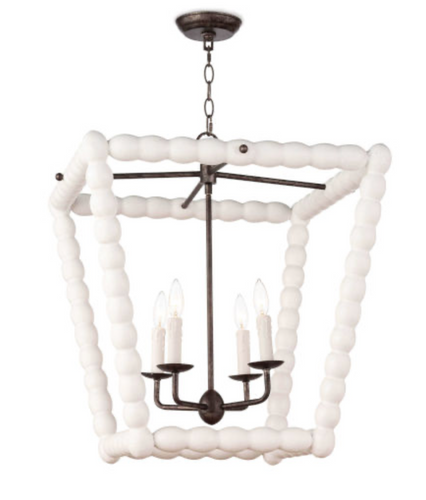White Four-Light Pendant