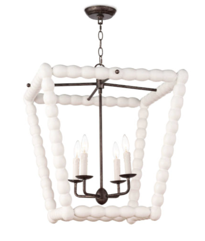 White Four-Light Pendant